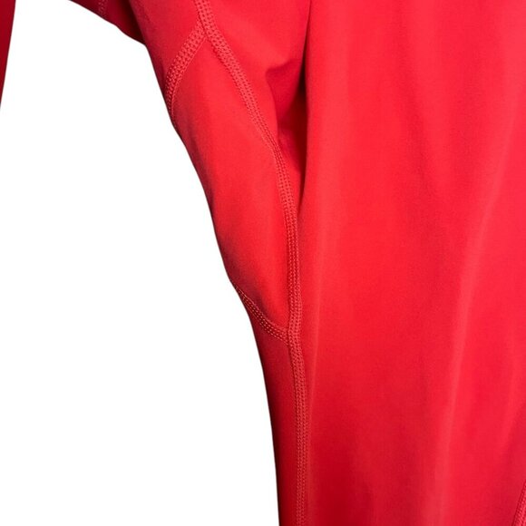 Alphalete Women's XS Pulse Surge Leggings Deep Red Compression Leggings Sporty - Picture 3 of 5